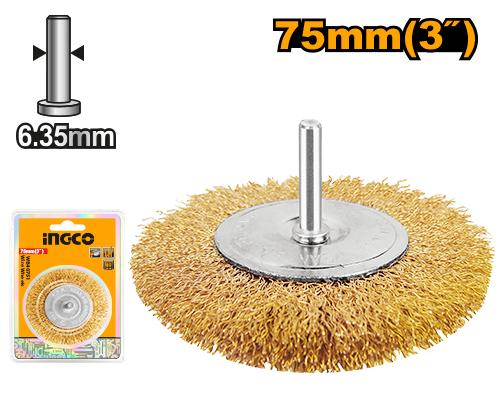 CEPILLO PLANO ACERO LATONADO 75 MM  INGCO WB40751