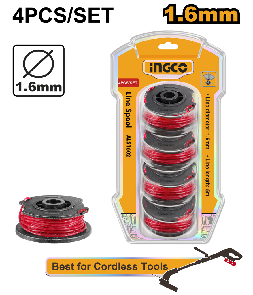 HILO PARA CORTABORDES INGCO ALS1602