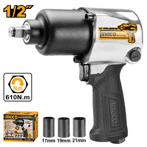 PISTOLA IMPACTO 1/2" 140L/MIN INGCO AIW12562