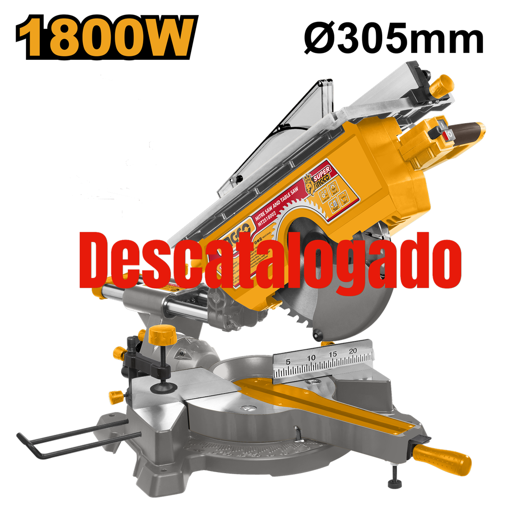 SIERRA INGLETADORA DE MESA 1800W INGCO MT2S18002
