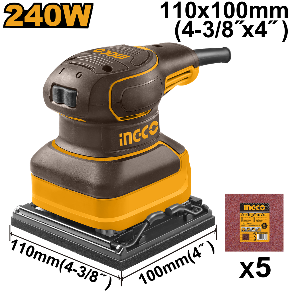 LIJADORA MANO INGCO PS2416