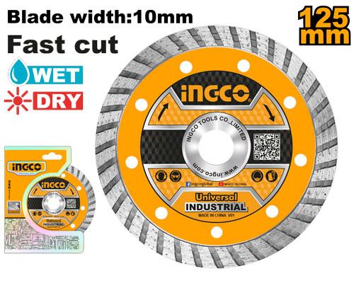 DISCO UNIV. SEMI SEGMENTADO 125MM INGCO DMD031252