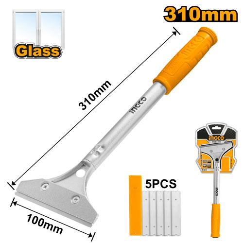 RASQUETA METALICA CON MANGO   INGCO HGS3201