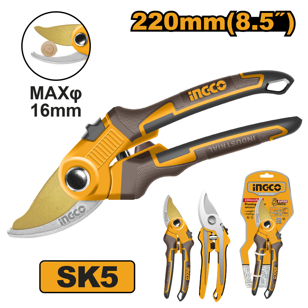 TIJERA PODAR 220 MM INGCO HPS0601