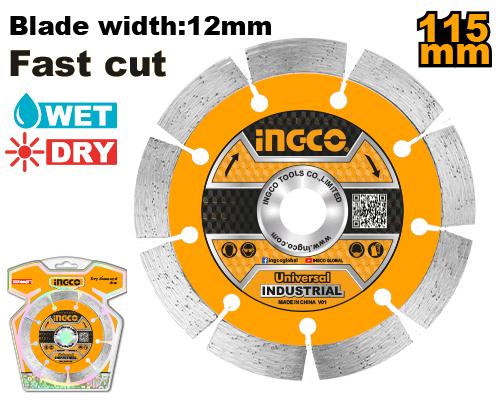 DISCO UNIV. SEGMENTADO 115 MM INGCO INGCO DMD011152