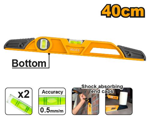 NIVEL ANTICHOC 40 CM INGCO HBSL08040