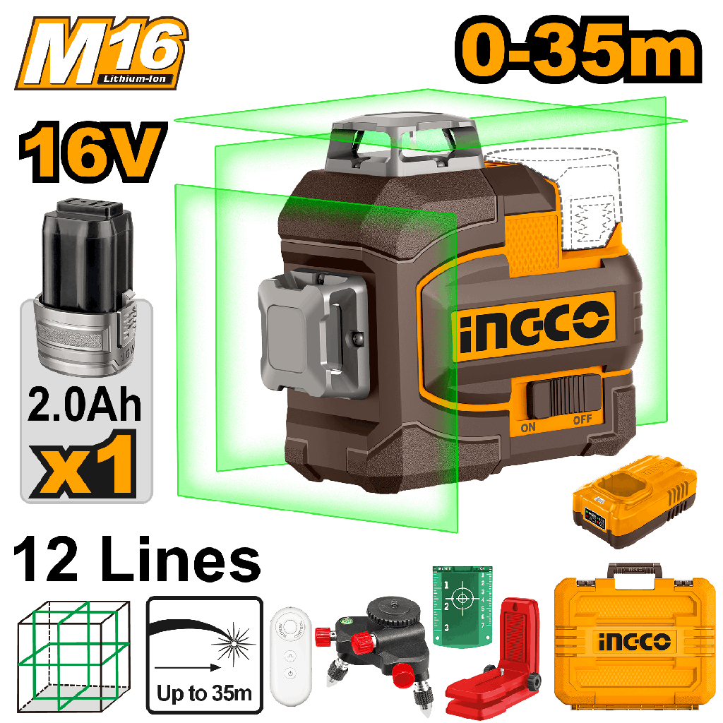 NIVEL LASER AUTONIVELANTE INGCO HLL301201E