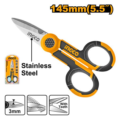 TIJERA ELECTRICISTA  145 MM  INGCO HES02855