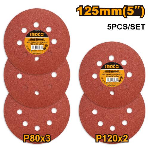 BLISTER 5 LIJAS PARA CROSLI2001  INGCO AKRS125051