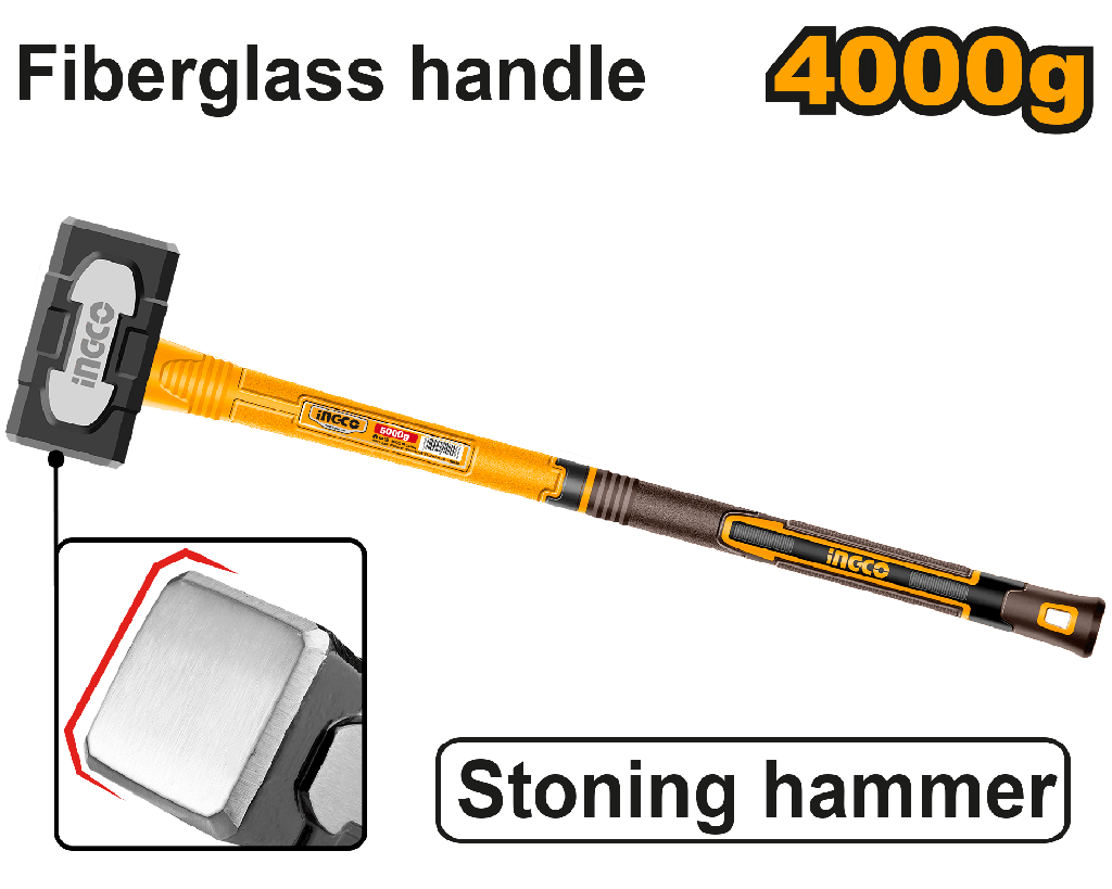 MAZA DOS MANOS 4 KG (900MM)  INGCO HSTH83498
