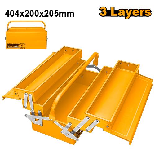 CAJA HERRAM METALICA 404X200X205 INGCO  HTB03