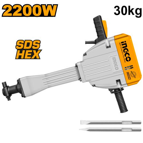 MARTILLO DEMOLEDOR DE 2200W INGCO PDB22001