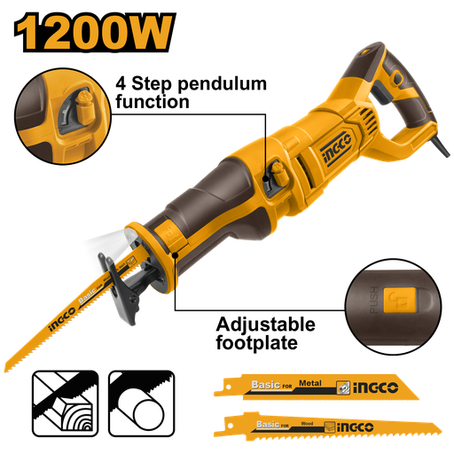 [RS12001] [0766] SIERRA DE SABLE 1200W INGCO RS12001