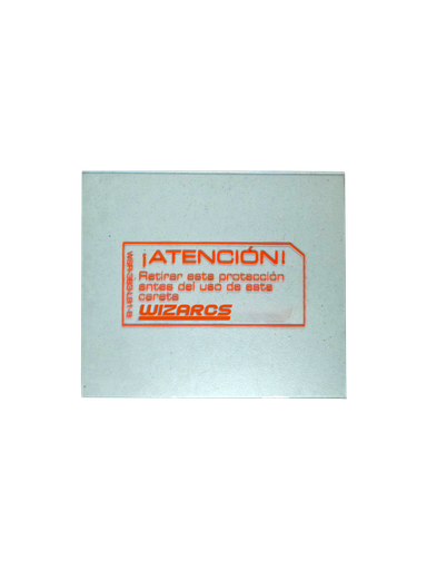 [W0020] [W0020] PROTECTOR EXTERIOR PANTALLA SOLDAR WIZARCS 385 ORANGE/HYPER