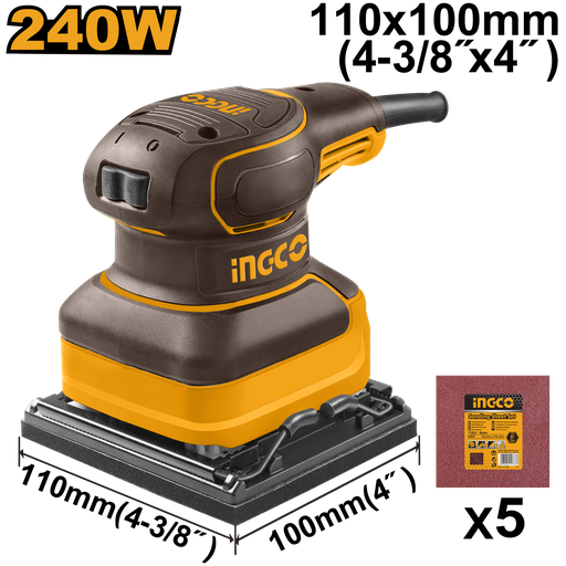 [PS2416] [0768] LIJADORA MANO INGCO PS2416