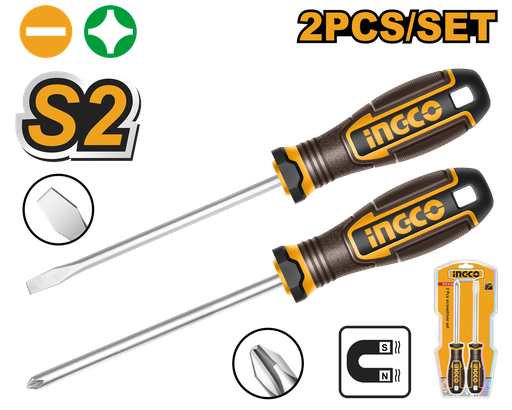 [HKSDS0228] [0087] SET 2 PCS DESTORNILLADORES INGCO HKSDS0228
