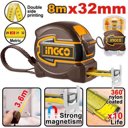 [HSMT80832M] [1333] FLEXOMETRO DOBLE CARA INGCO HSMT80832M