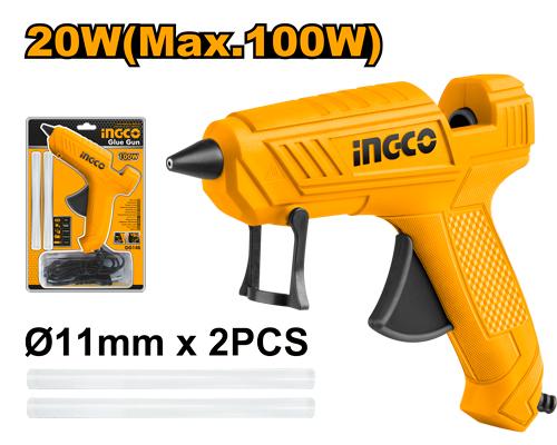 [GG148] [0651] PISTOLA COLA TERMOFUSIBLE 100W INGCO GG148