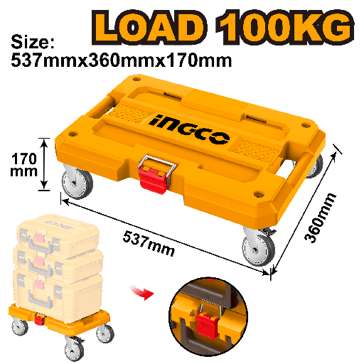 [HHWB61001] [1380] BASE CON RUEDAS  INGCO  HHWB61001