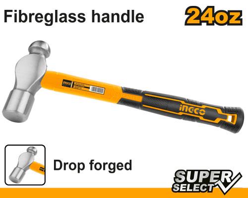 [HBPH88024] [0223.1] MARTILLO DE BOLA 660G INGCO  HBPH88024