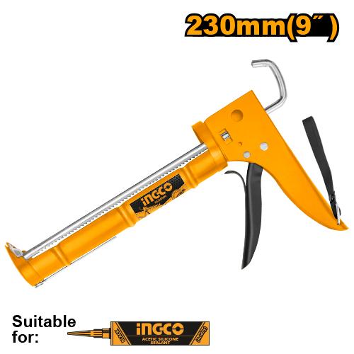 [HCG0909] [0150] PISTOLA SILICONA  CREMALLERA  235MM  INGCO HCG0909