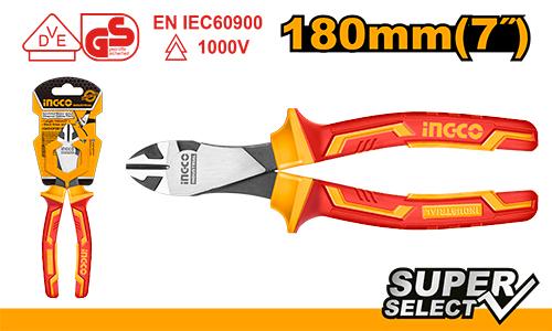[HIHDCP28188] [0597] ALICATE CORTE DIAGONAL ELECTRICISTA 180 MM INGCO HIHDCP28188