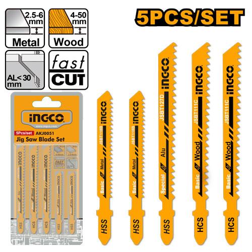 [AKJ0051] [0327] BLISTER 5 SIERRAS DE CALAR SURTIDAS INGCO AKJ0051