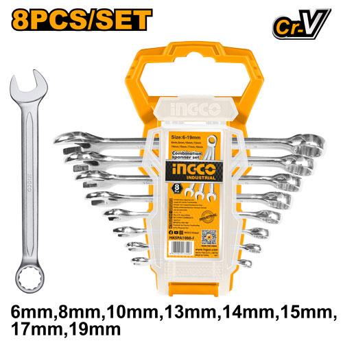 [HKSPA1088-I] [0153] SET LLAVES COMBINADAS   INGCO HKSPA1088-1