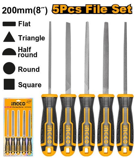 [HKTFS0508] [0144] SET 5PCS LIMAS  INGCO HKTFS0508