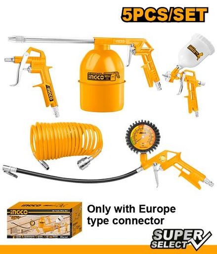 [AKT0053] [0211] CONJUNTO HERRAMIENTAS DE AIRE 5PCS INGCO AKT0053